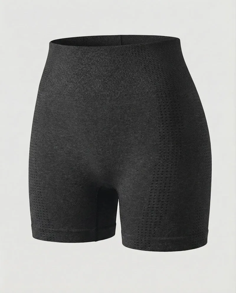Damen nahtlose Shorts mit figurformender Stützwirkung
