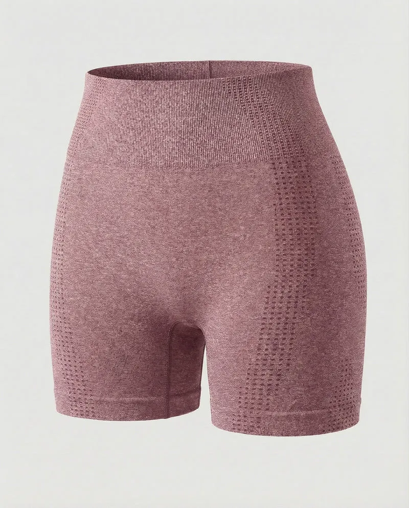 Damen nahtlose Shorts mit figurformender Stützwirkung