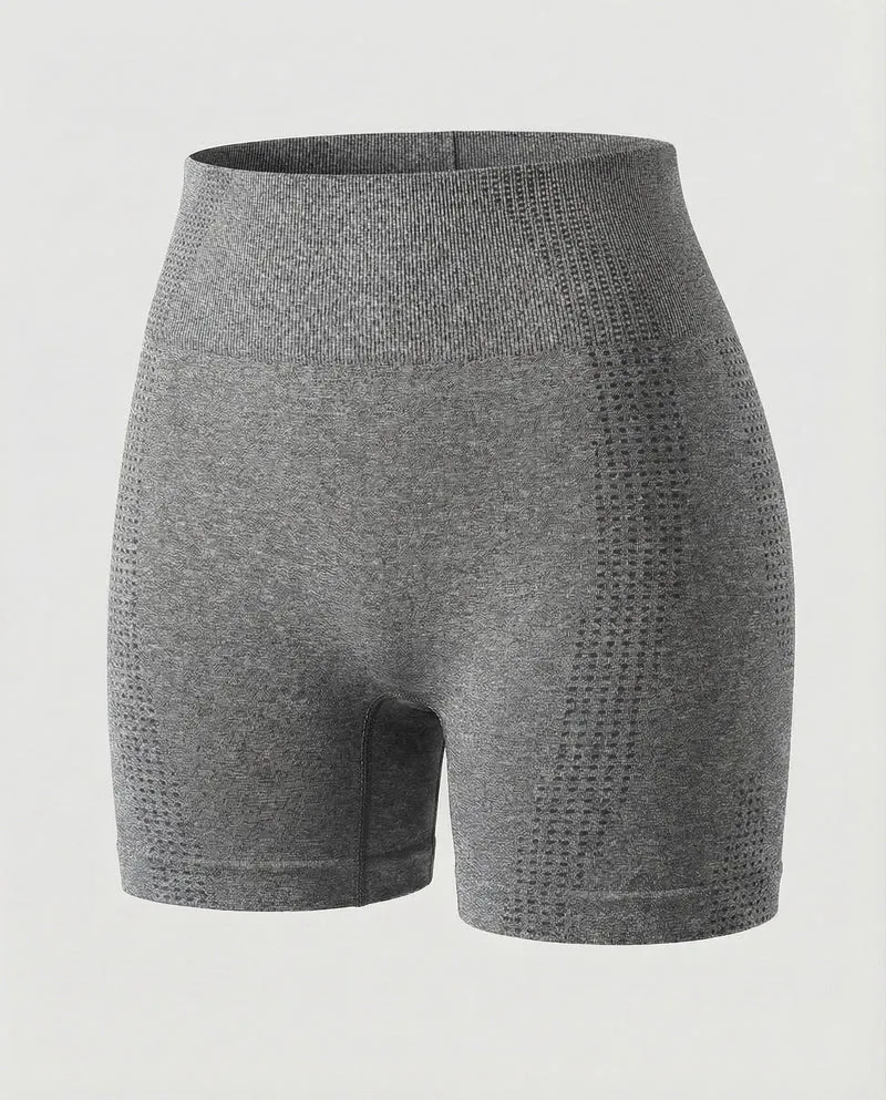 Damen nahtlose Shorts mit figurformender Stützwirkung