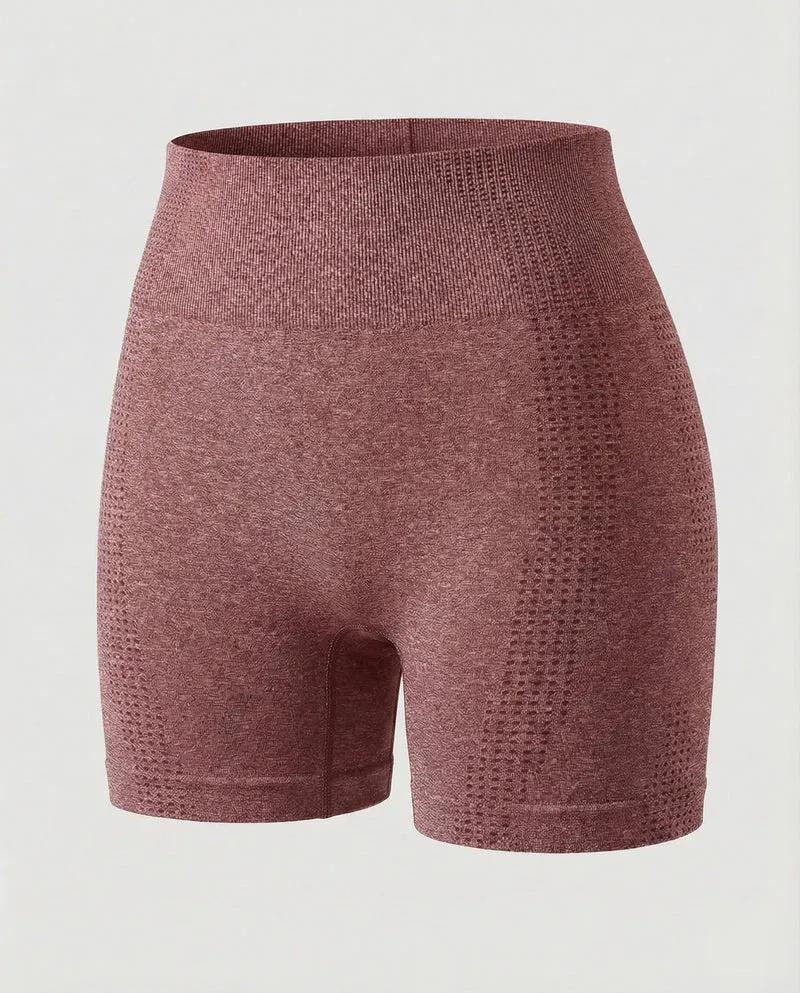 Damen nahtlose Shorts mit figurformender Stützwirkung