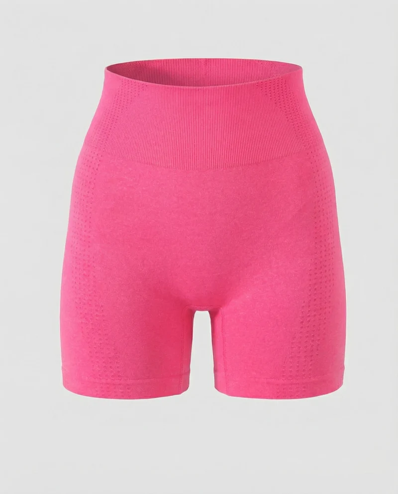 Damen nahtlose Shorts mit figurformender Stützwirkung