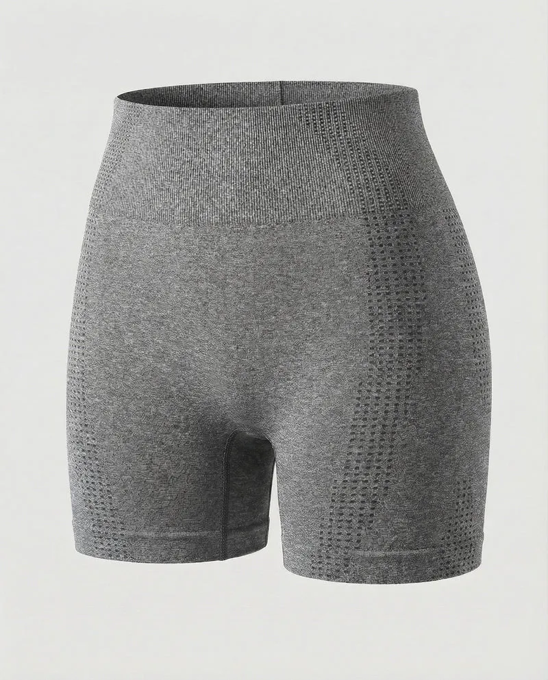 Damen nahtlose Shorts mit figurformender Stützwirkung