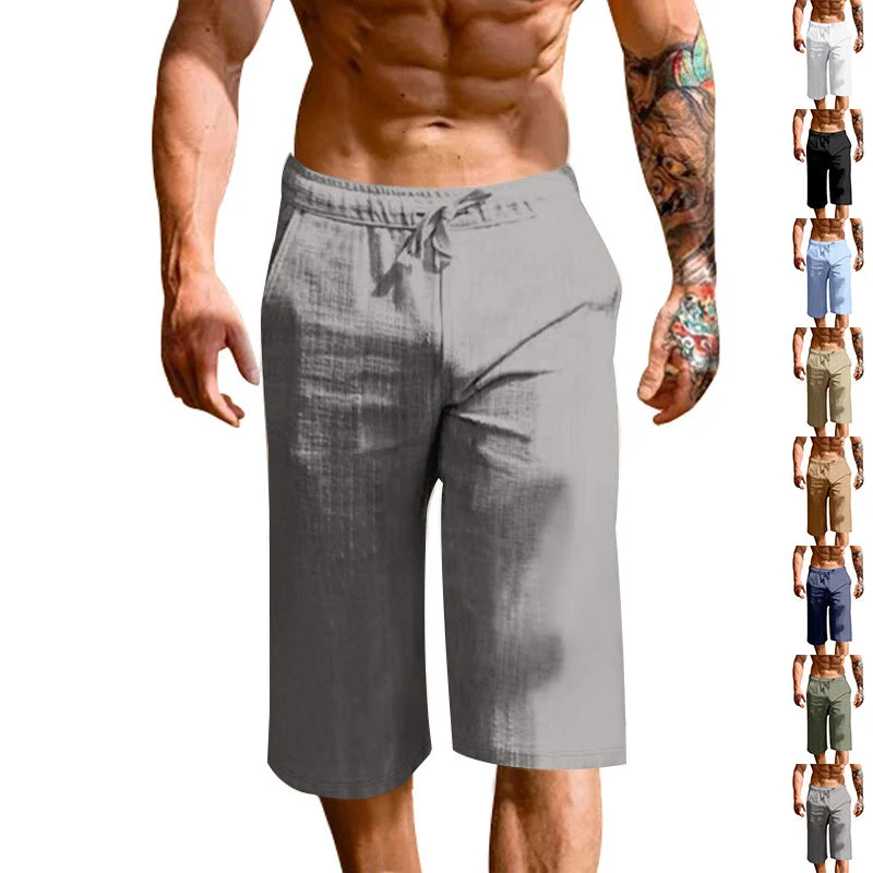 Herren bequeme Sport-Shorts mit elastischem Bund und verstellbarem Kordelzug Nord Taschen