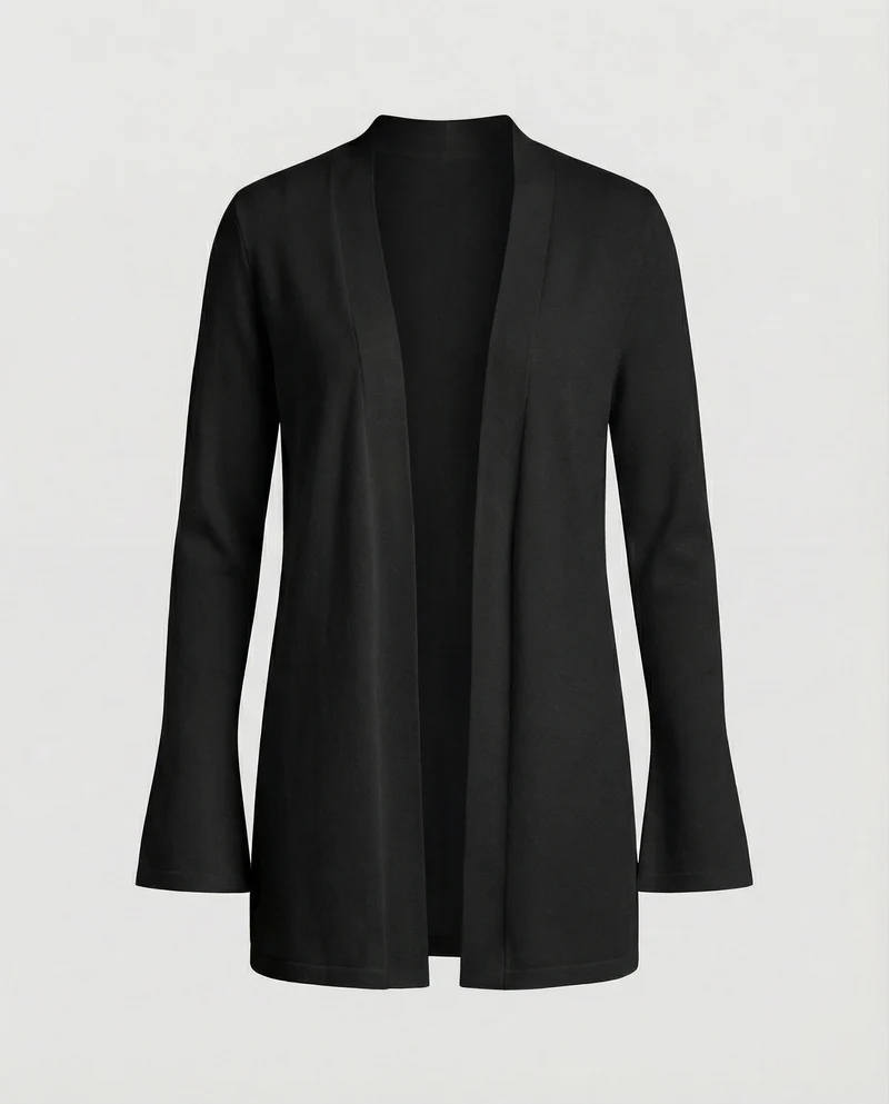Leichte Damen Sommer Strickjacke Oversize Dünner Cardigan Strick