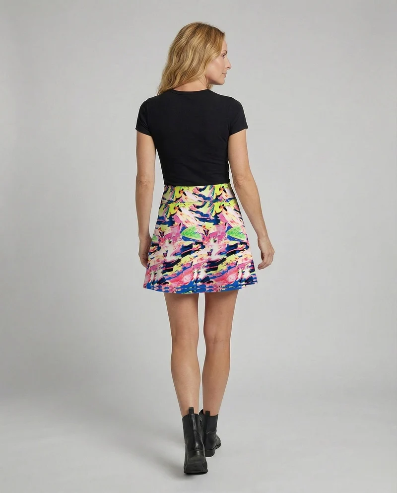 Damen Funktionale Kompressionsshort Funktionsmaterial Laufrock