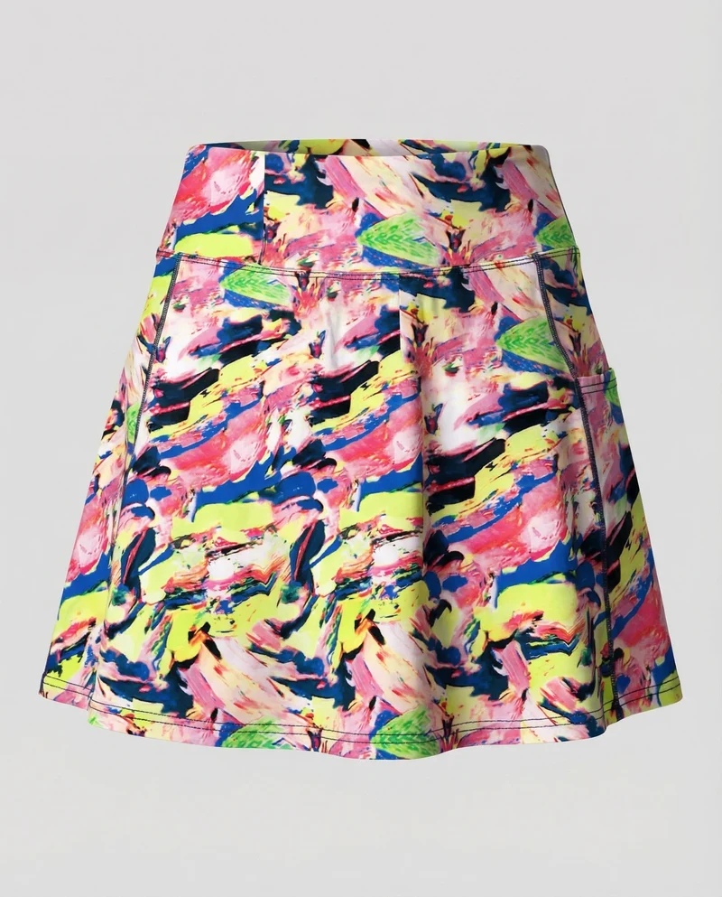 Damen Funktionale Kompressionsshort Funktionsmaterial Laufrock