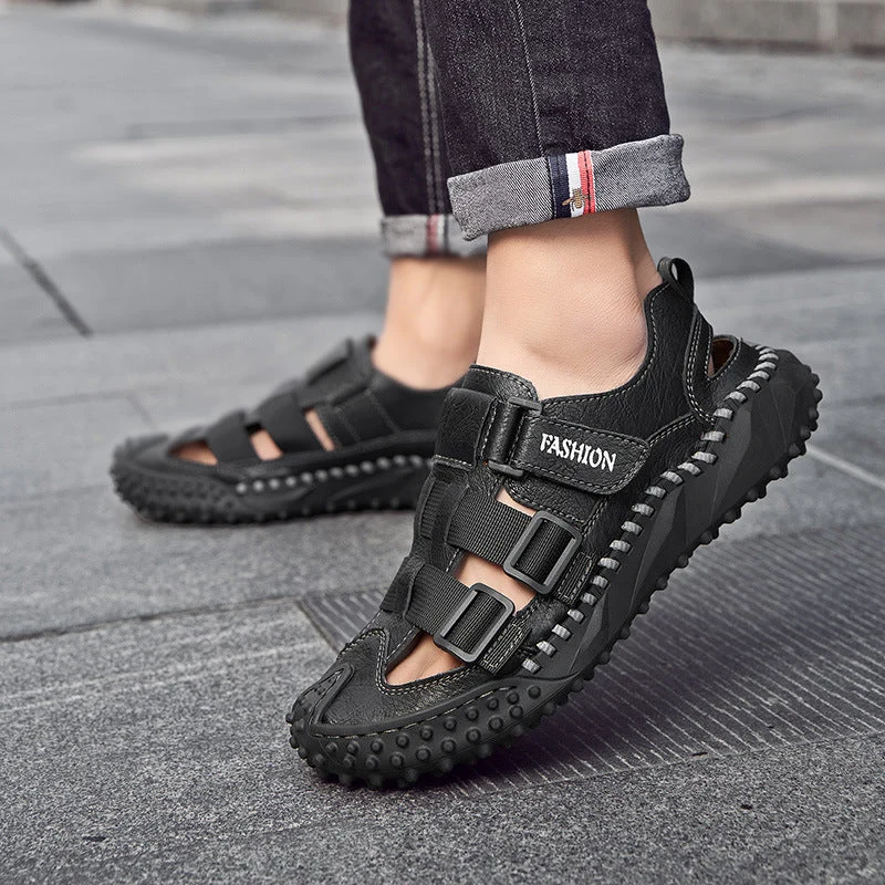 Herren Sportliche Freizeitsandalen mit verstellbaren Riemen und rutschfester Sohle Nord Taschen