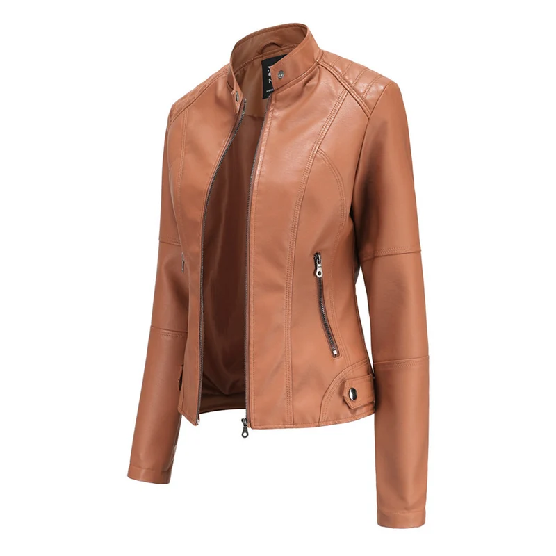 Klassische Bikerjacke aus Leder