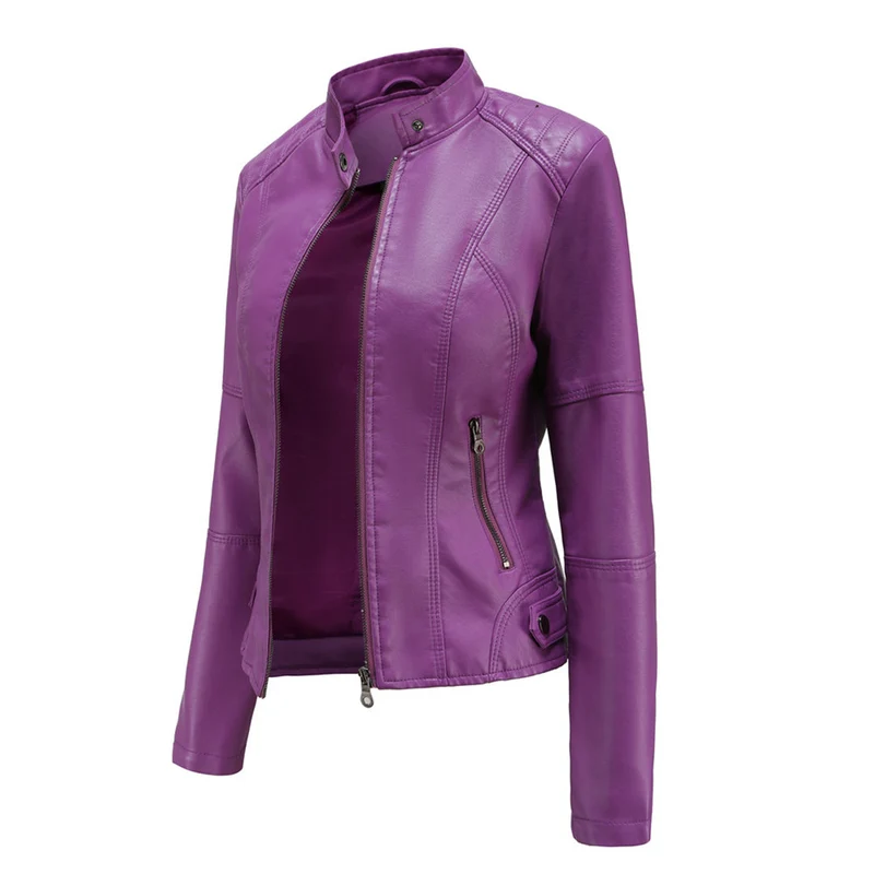 Klassische Bikerjacke aus Leder