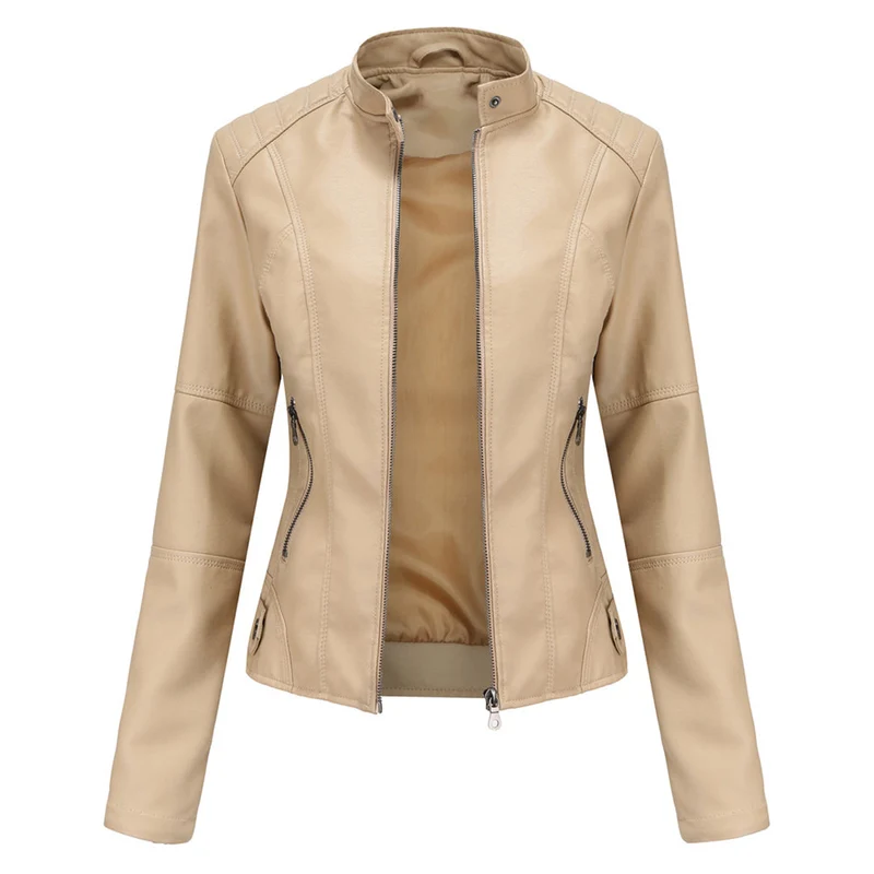 Klassische Bikerjacke aus Leder
