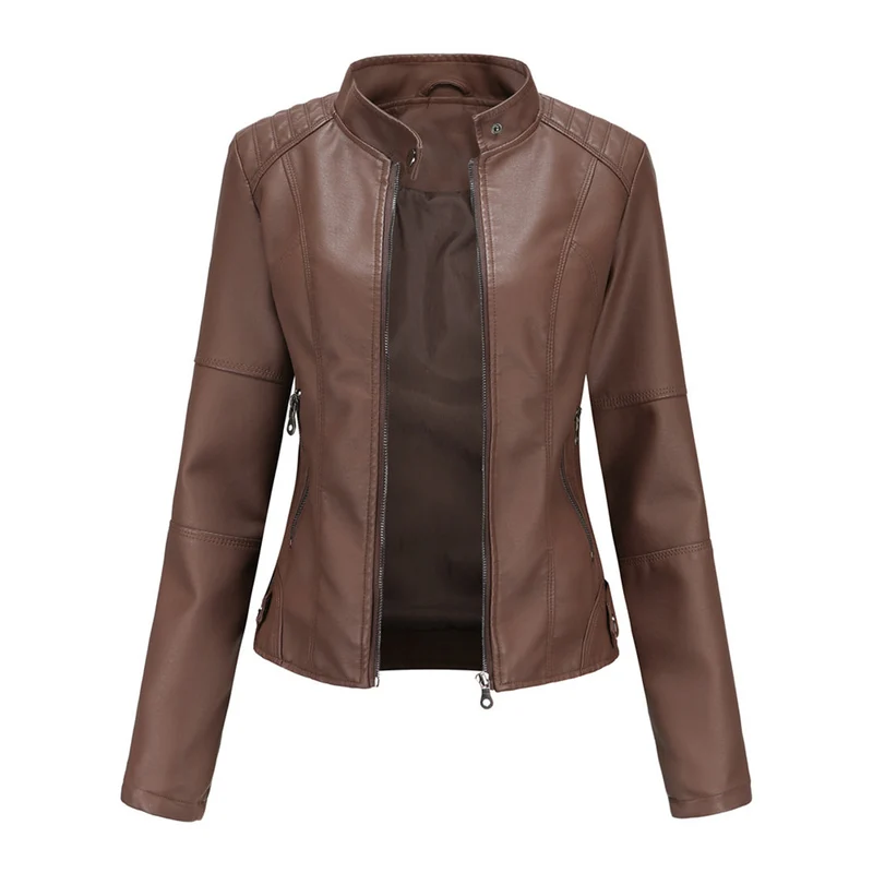 Klassische Bikerjacke aus Leder