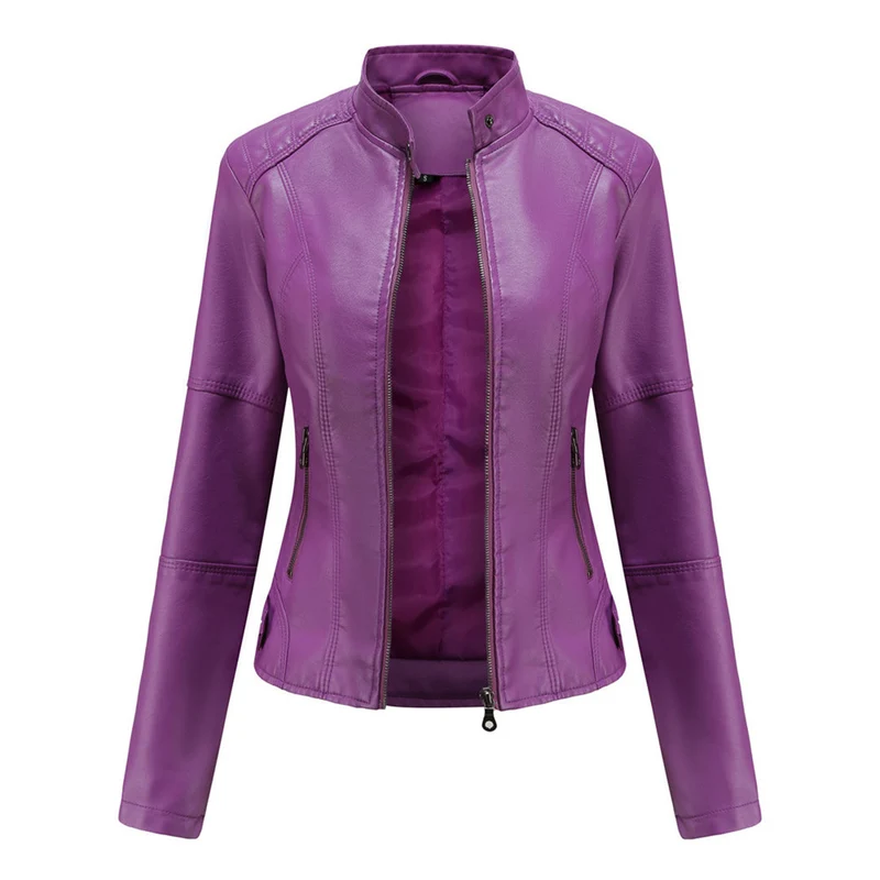 Klassische Bikerjacke aus Leder