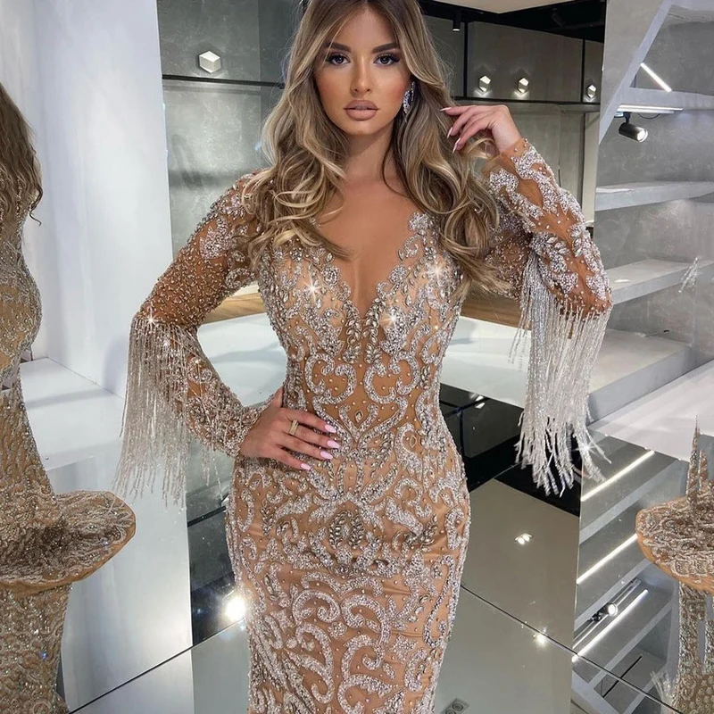 Elegante Sexy Fließende Lange Rock Kleid
