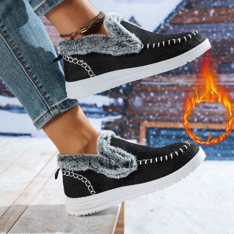 Damen Bequeme und kuschelig gefütterte Sneaker Nord Taschen