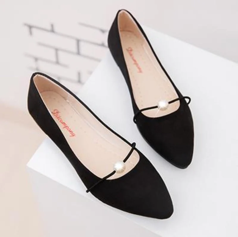 Nord Taschen | Perlen Flache Schicke Schuhe