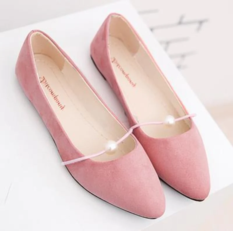Nord Taschen | Perlen Flache Schicke Schuhe