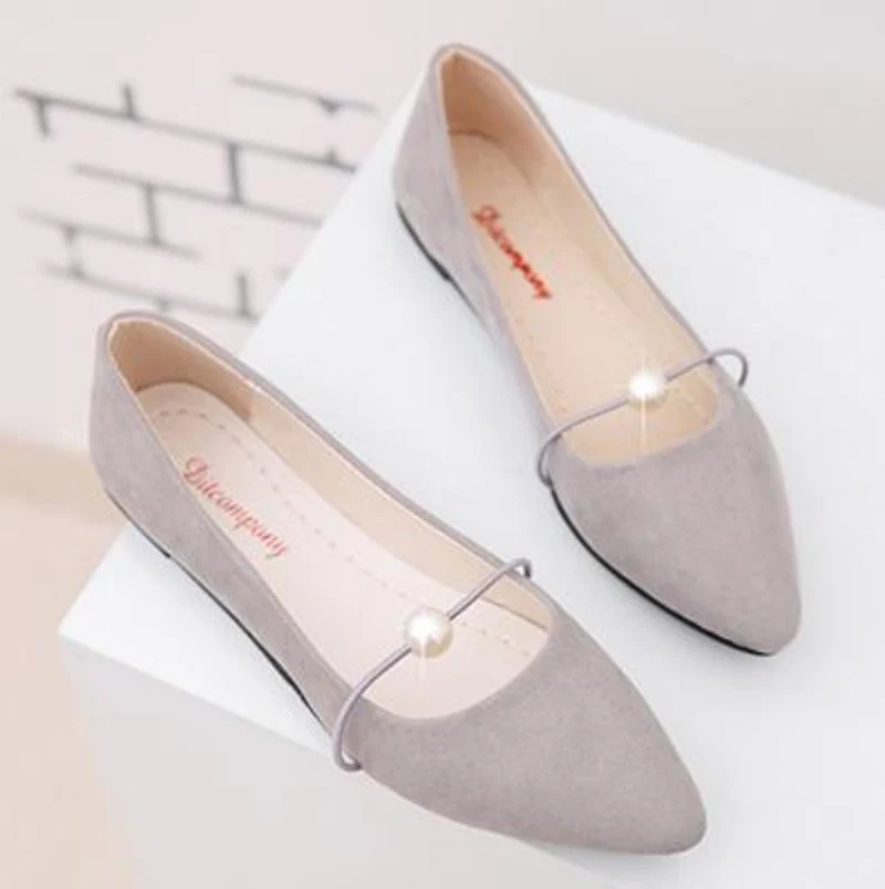 Nord Taschen | Perlen Flache Schicke Schuhe
