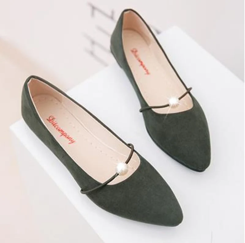 Nord Taschen | Perlen Flache Schicke Schuhe