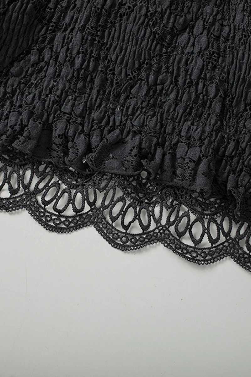 V-Ausschnitt Spitze Cropped Cami