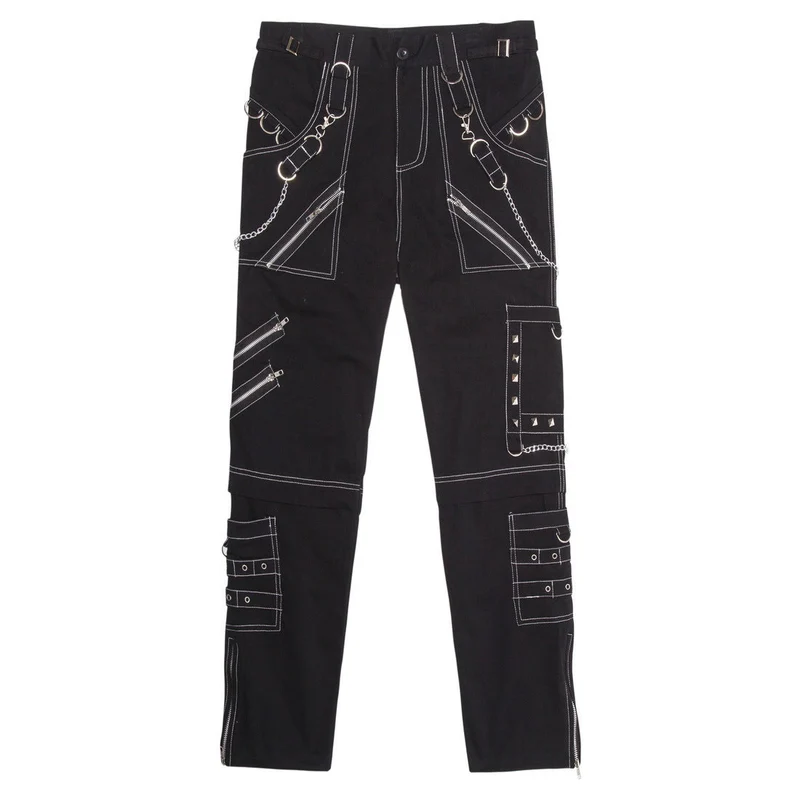 Herren Cargo-Hose mit Ketten-Details und praktischen Taschen