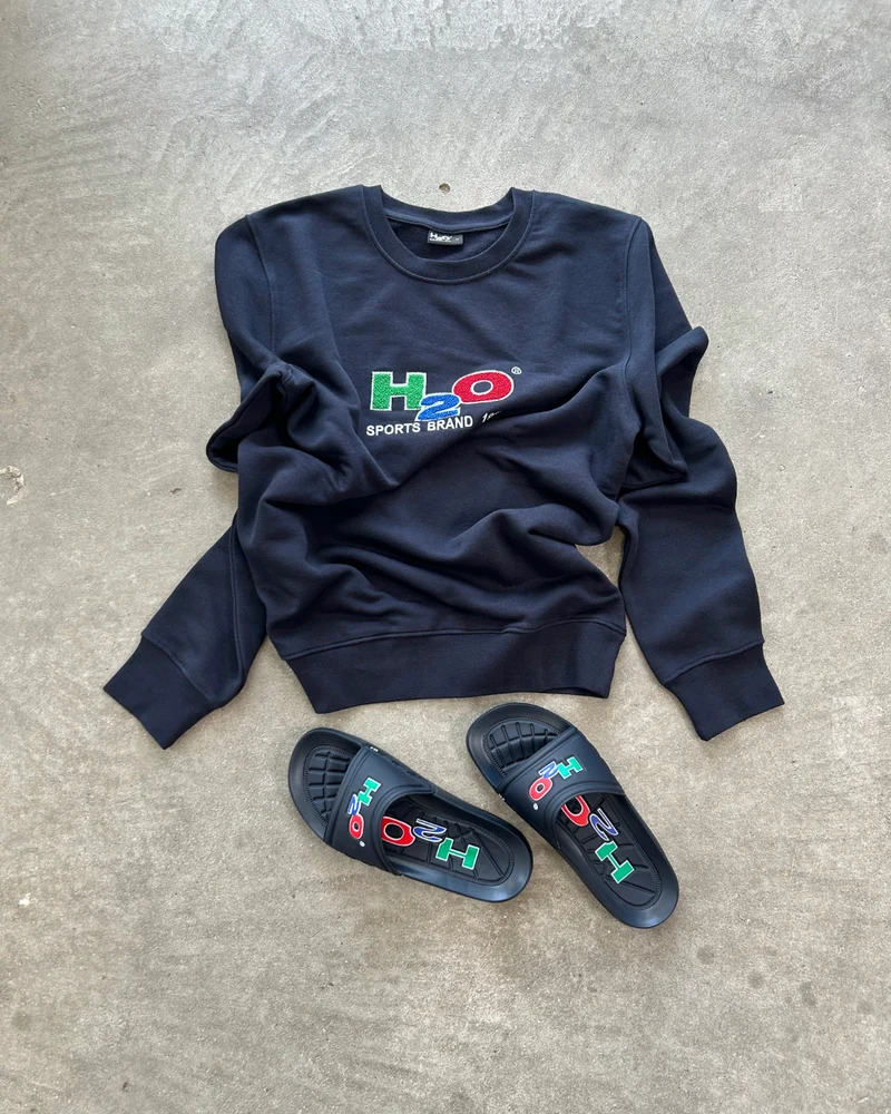 ALBAN SWEAT + LOGO BADESANDAL