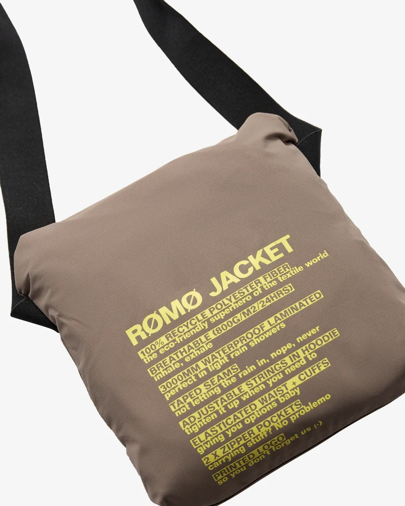 Rømø Festival Rain Jacket - Dusty Oak/Just Yellow