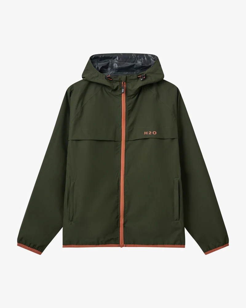Rømø Festival Rain Jacket - Army/Autumn Leaf