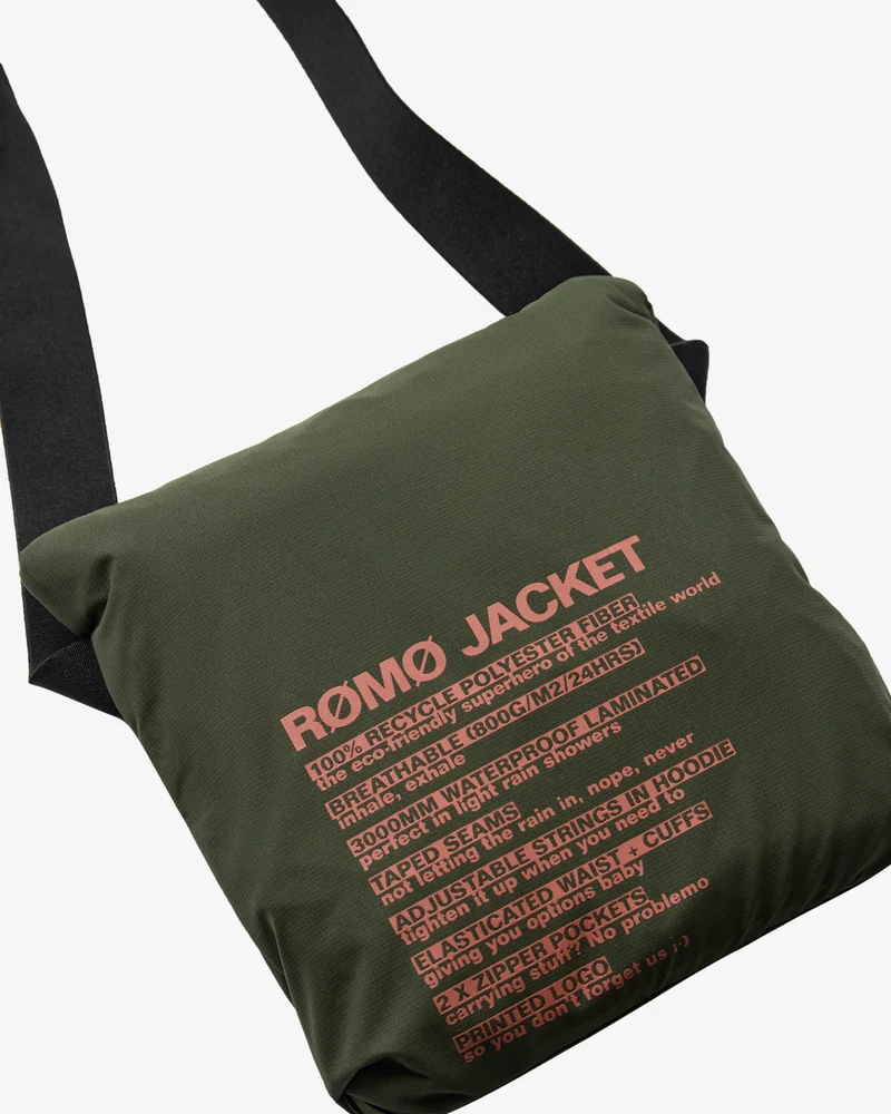 Rømø Festival Rain Jacket - Army/Autumn Leaf