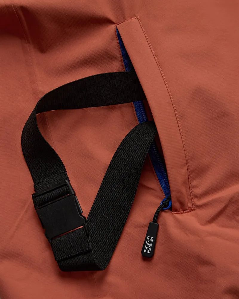 Rømø Festival Rain Jacket - Autumn Leaf/Blue