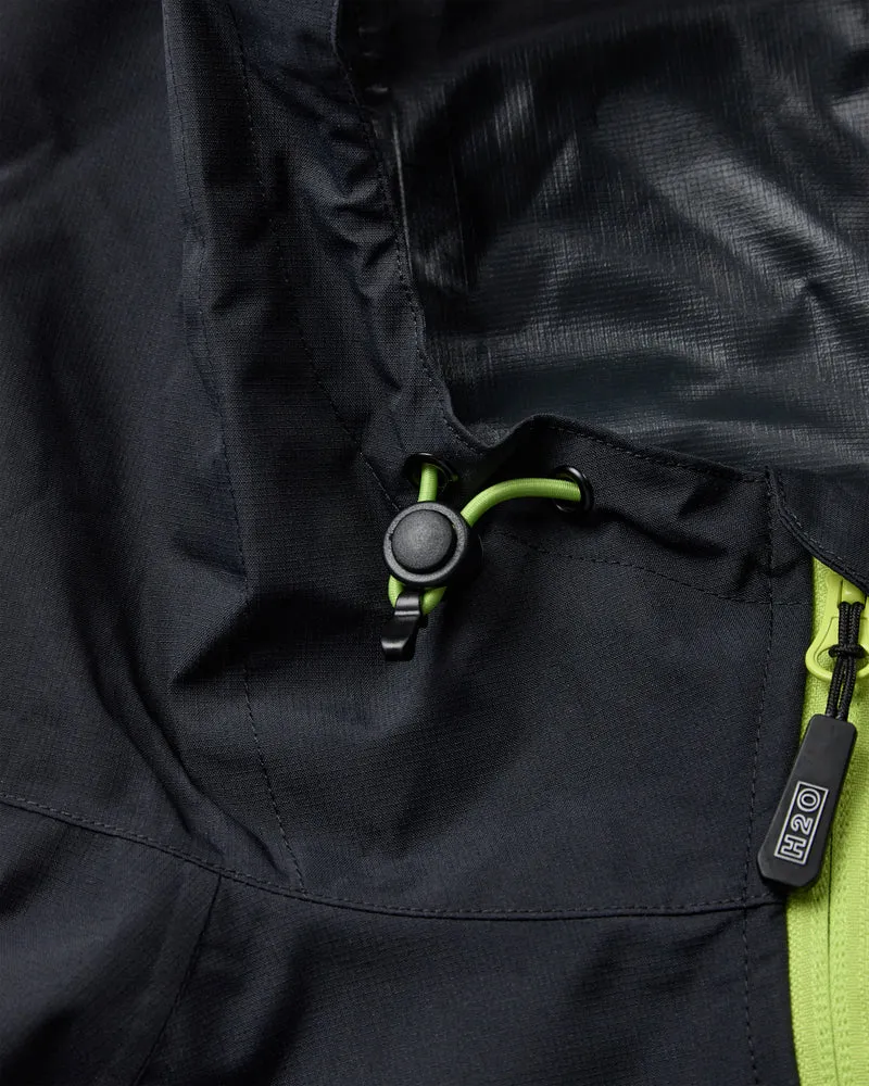 Rømø Festival Rain Jacket - Navy/Lime