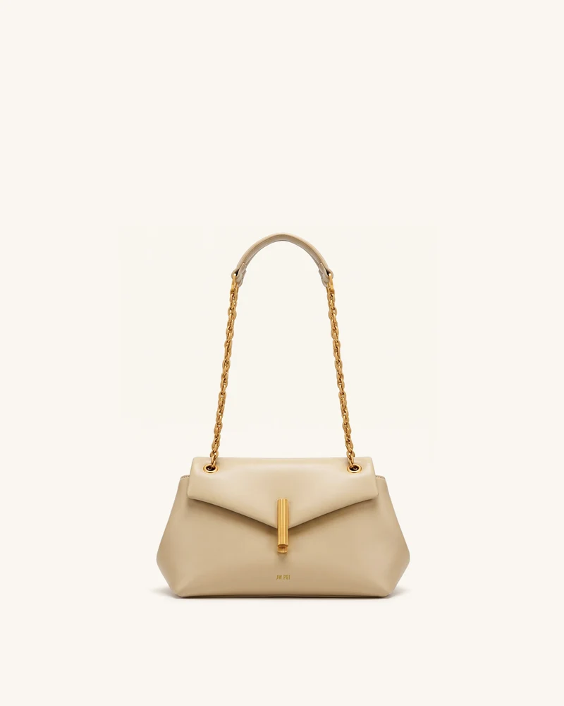 Valerie Kettenschultertasche mit Klappe - Khaki