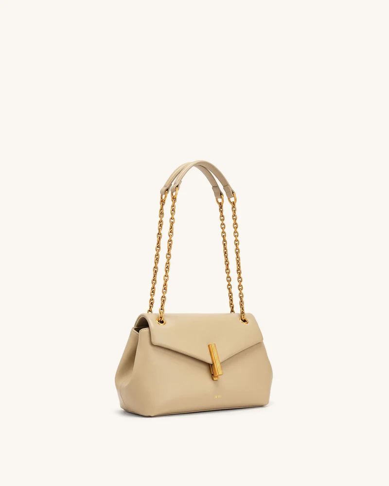 Valerie Kettenschultertasche mit Klappe - Khaki