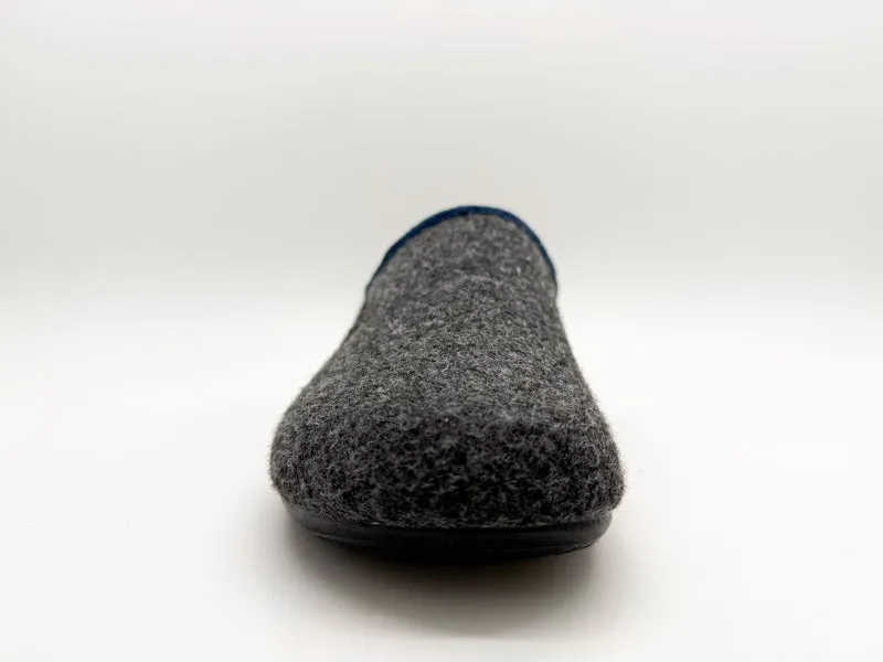 thies 1856 ® PET Piping Slipper vegan dark grey navy