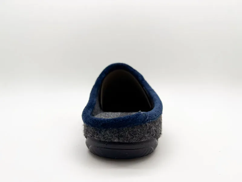 thies 1856 ® PET Piping Slipper vegan dark grey navy