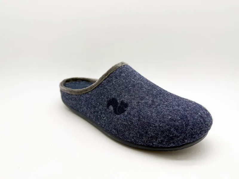 thies 1856 ® PET Piping Slipper vegan dark navy