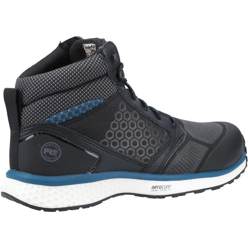 Timberland Pro Herren Reaxion Mid 2.0 Sicherheitsschuh | Schwarz Blau