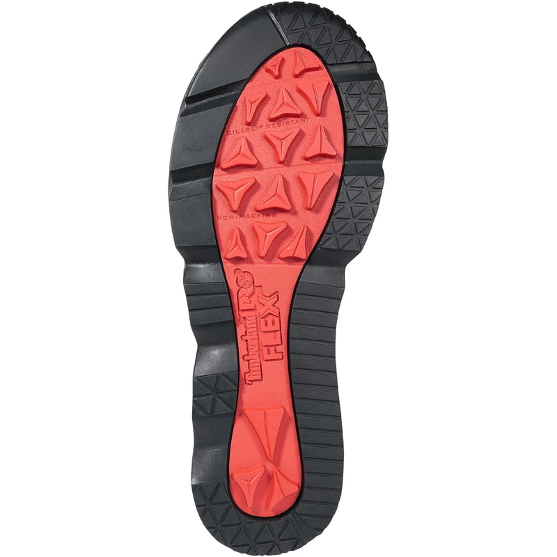 Timberland Pro Morphix 6" Sicherheitsstiefel für Herren | Schwarz/Rot