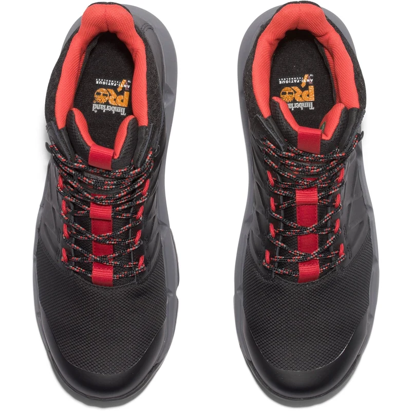 Timberland Pro Morphix 6" Sicherheitsstiefel für Herren | Schwarz/Rot