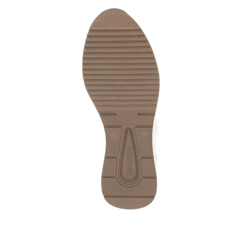 Remonte Damen-Ankle-Boot aus Leder mit Fleecefutter, extra weit | Cremeweiß