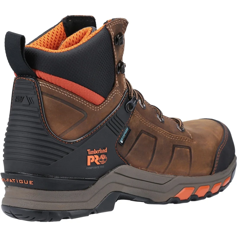 Timberland Pro Hypercharge 2.0 Sicherheitsstiefel für Herren | Braun-Orange