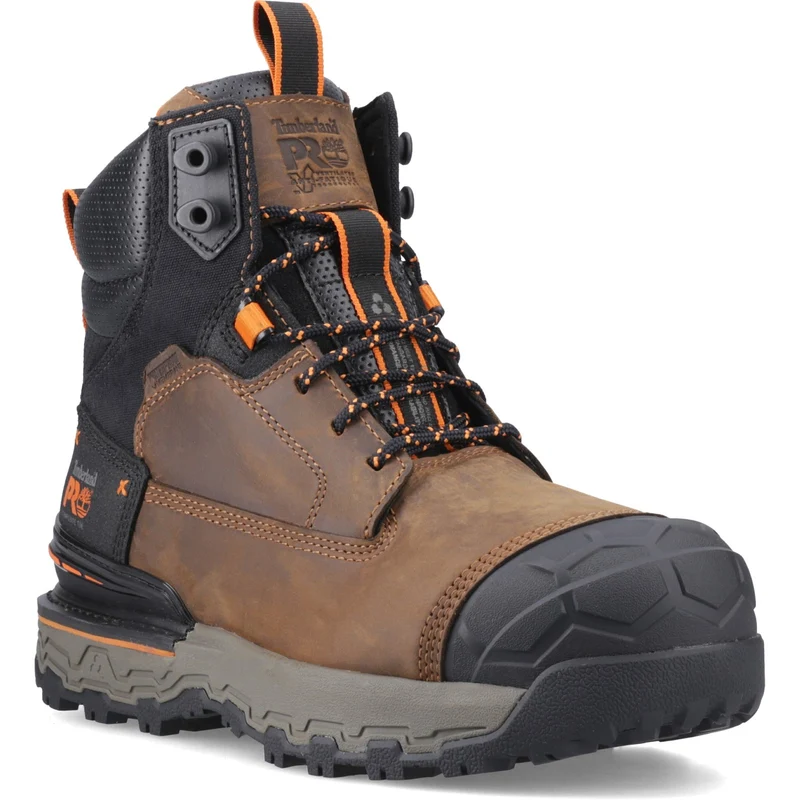 Timberland Pro Boondock Ultraleichter Sicherheitsschuh für Herren | Braun