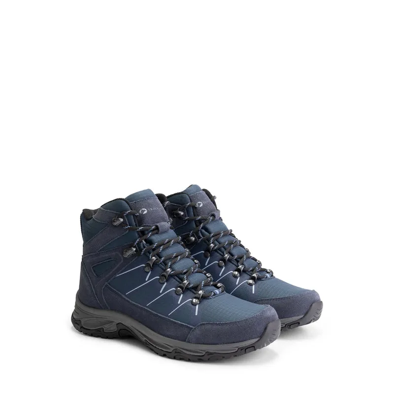 Grenaa Damen - Halbhohe Wanderschuhe - Wasserdicht - Blau