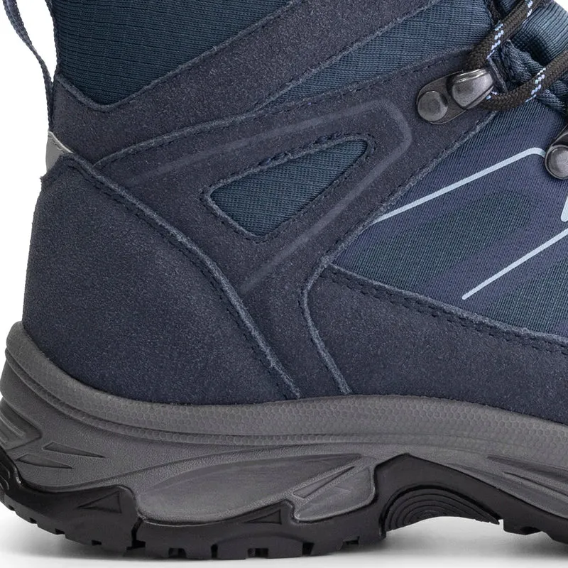Grenaa Damen - Halbhohe Wanderschuhe - Wasserdicht - Blau