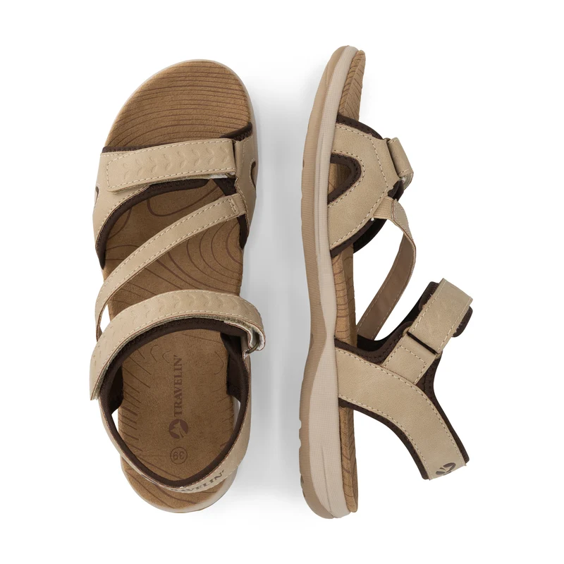 Ornas Damen - Wandersandalen - Hellbraun