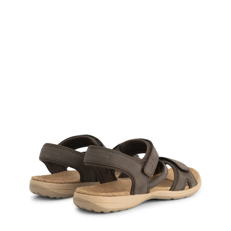 Ornas Damen - Wandersandalen - Dunkelbraun