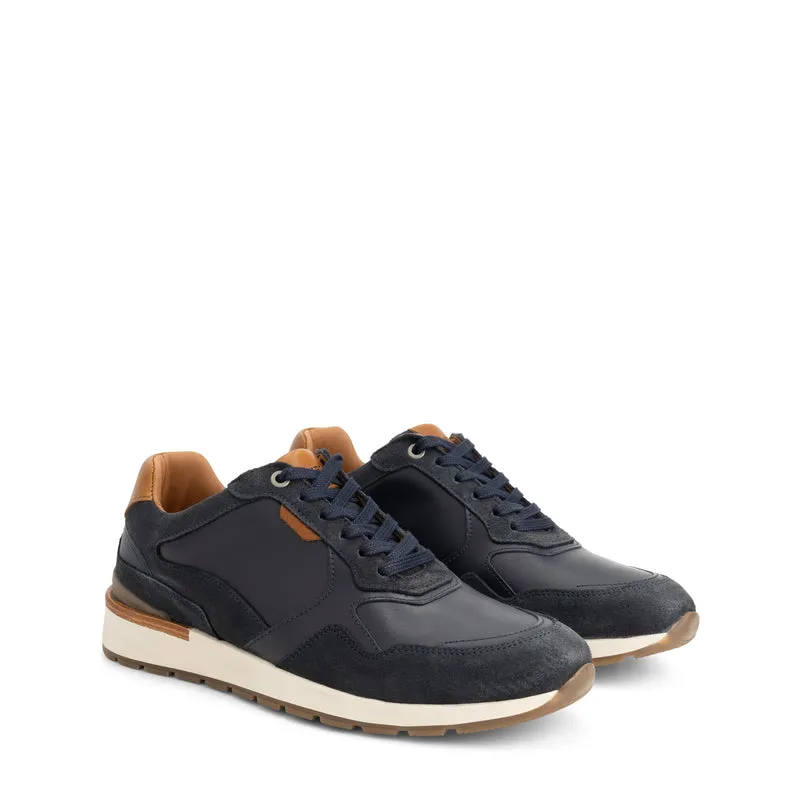 Dalton Herren - Sneakers - Leder - Marine