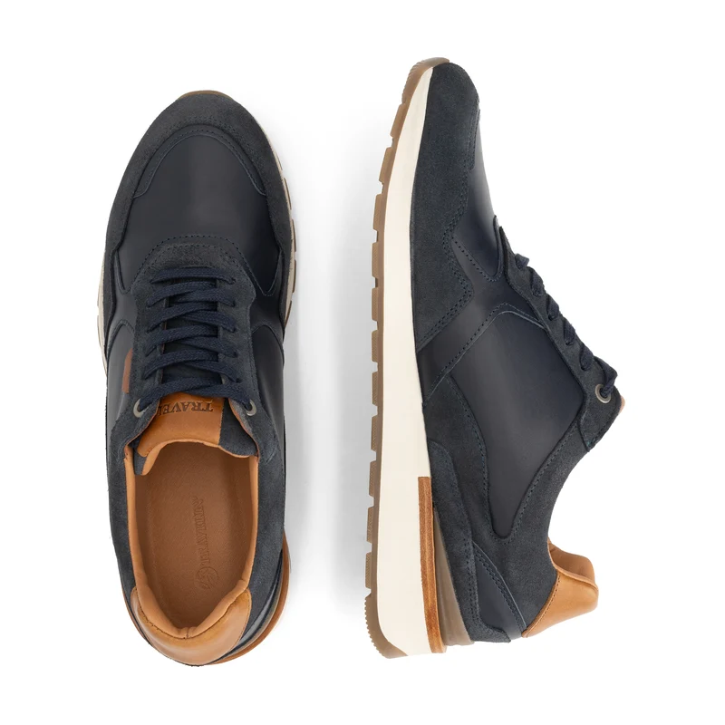 Dalton Herren - Sneakers - Leder - Marine