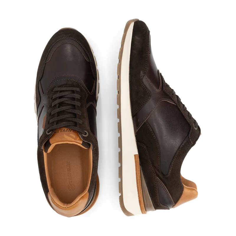 Dalton Herren - Sneakers - Leder - Dunkelbraun