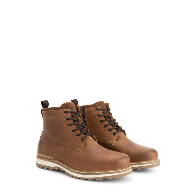 Mosbjerg Herren - Schnürboots - Wolle gefüttert - Cognac