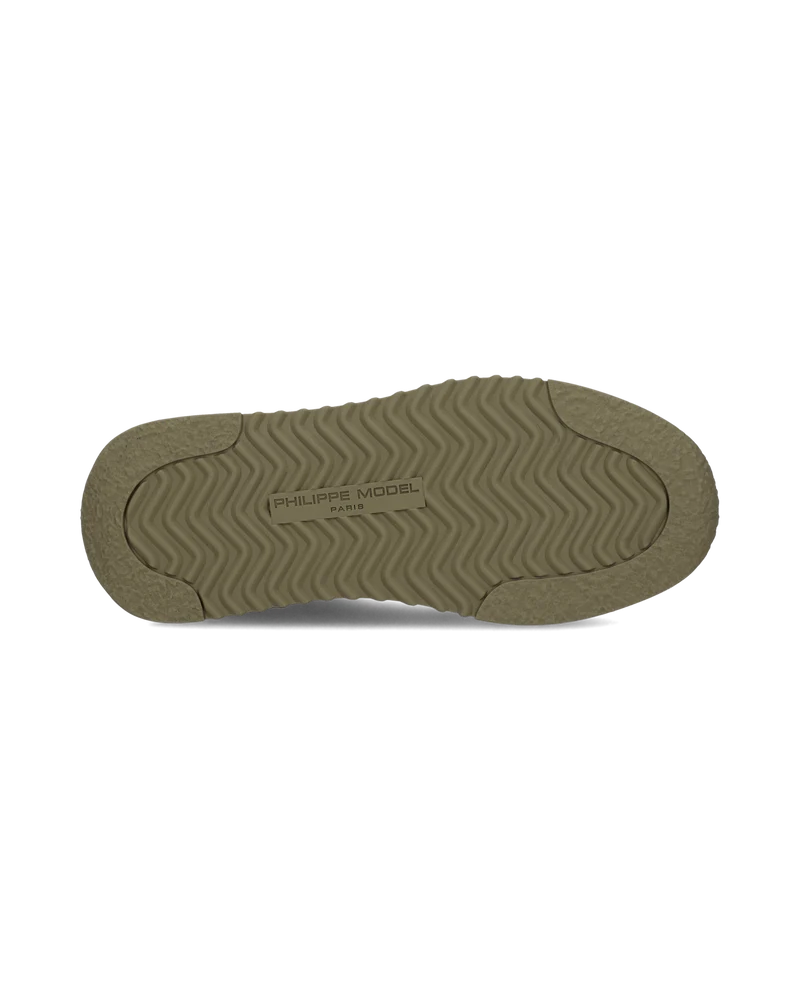 Sneakers Olympique Running Men, Mud Military Green